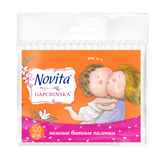 NOVITA Gapchinska Cotton Q-tips in plastic pack, 100 pcs