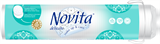 NOVITA Delicate Cosmetic Cotton Pads, 120 pcs