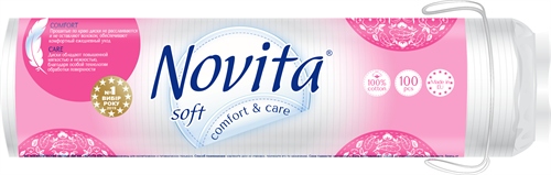 NOVITA Soft Косметические ватные диски, 100 шт