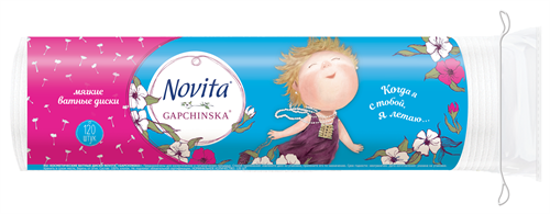 NOVITA Gapchinska Cosmetic Cotton Pads 120 pcs